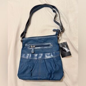 Chic Blue Crossbody Bag by Fashion Bug